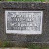 Roth Peter 1883-1942 Koenig Maria 1888-1961 Grabstein
